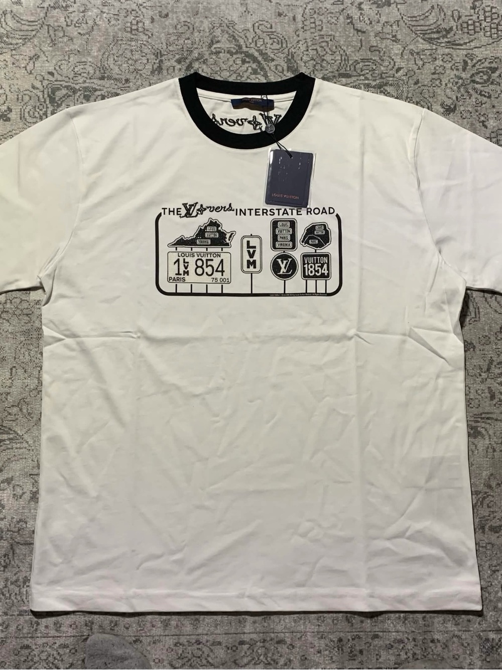 Louis Vuitton White Interstate T-Shirt Men’s Size XXL